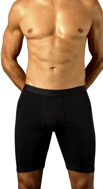 Doreanse Athetic Long Boxer Body-Defining Fit With Seamed Pouch Black 1792 4 - SexyMenUnderwear.com