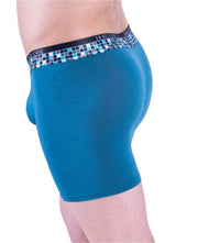 Doreanse Boxer Fitted Cotton And Modal Fabric Green Emerald 1710 5 - SexyMenUnderwear.com