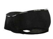 DOREANSE Boxer Hipster Mini Trunk Micro-Modal Black 1781 7 - SexyMenUnderwear.com