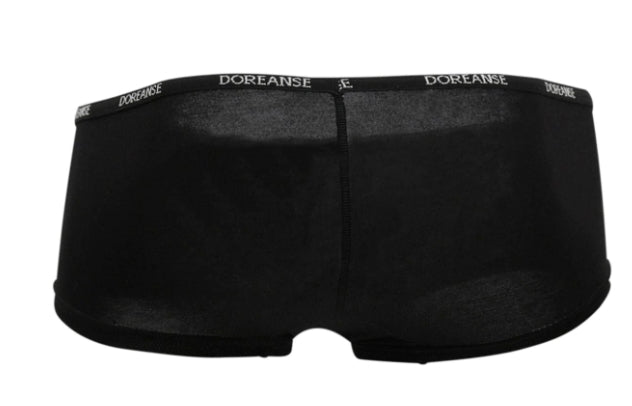 DOREANSE Boxer Hipster Mini Trunk Micro-Modal Black 1781 7 - SexyMenUnderwear.com