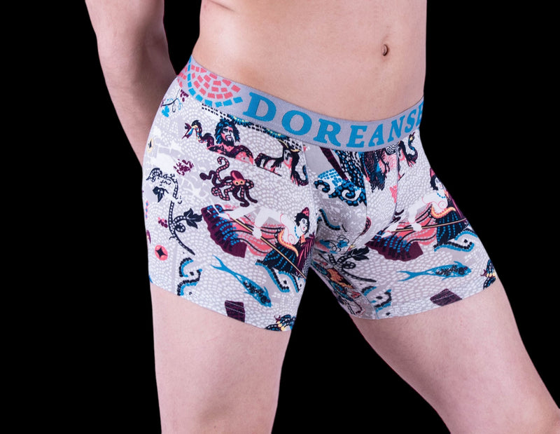 DOREANSE Boxer Poseidon Long Mens Boxers Trunk 1806 8 - SexyMenUnderwear.com