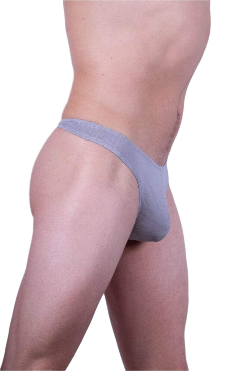 DOREANSE Cotton Men Thong Grey 1280 14 - SexyMenUnderwear.com