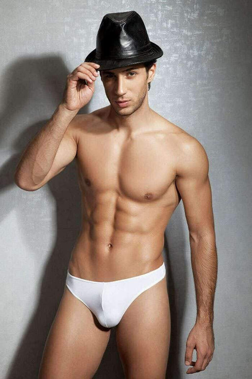 DOREANSE Cotton Modal Mens Thong Underwear For Men White 1280 14 - SexyMenUnderwear.com