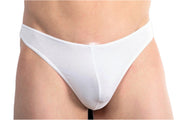 DOREANSE Cotton Modal Mens Thong Underwear For Men White 1280 14 - SexyMenUnderwear.com
