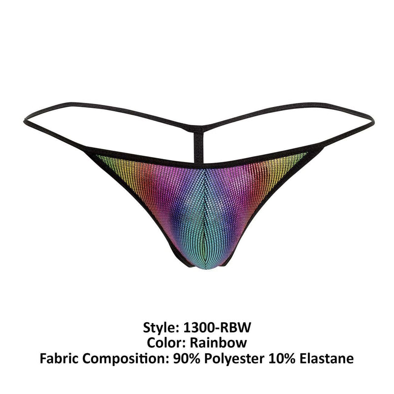 Doreanse Disco Thongs Rainbow Minimal String 1300 17 - SexyMenUnderwear.com