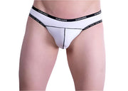 DOREANSE Men Brief Feel Naked Bikini Slip White 1215 19 - SexyMenUnderwear.com