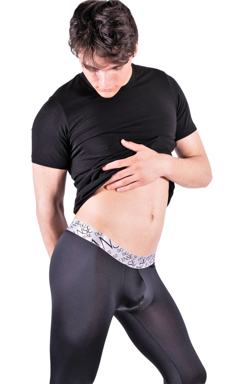 DOREANSE Mens Legging Stretch & Comfy Leggins Black 1784 11 - SexyMenUnderwear.com