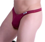 DOREANSE Mens String Underwear Euro Mens Thong Claret-Red 1392 15A - SexyMenUnderwear.com