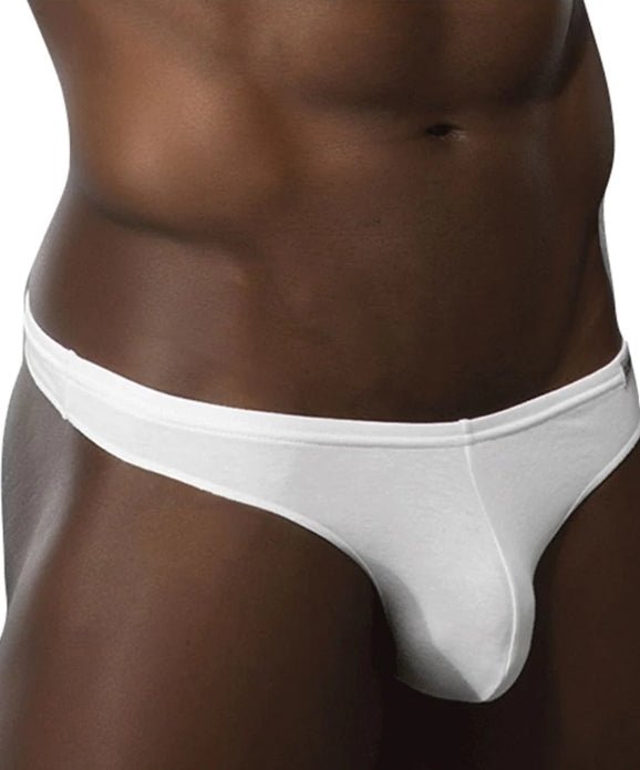 DOREANSE Mens String Underwear Homme Thong White 1392 15A - SexyMenUnderwear.com