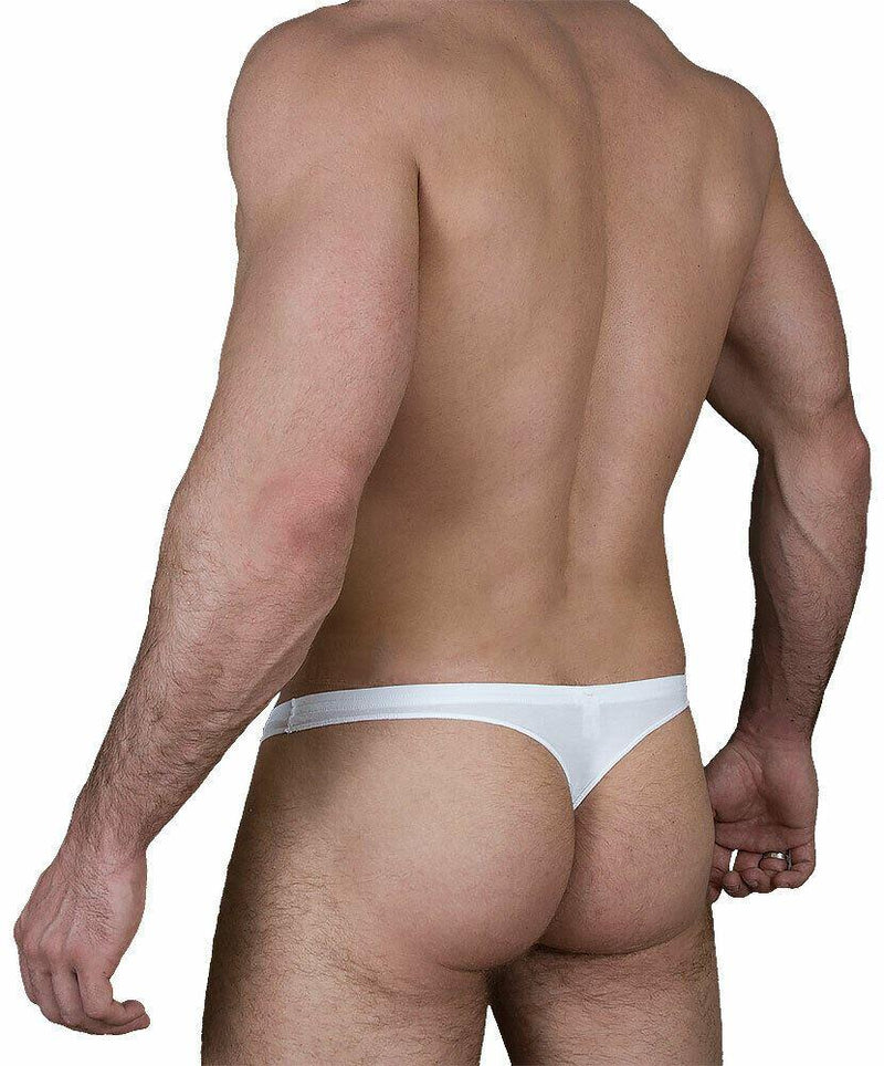 DOREANSE Mens String Underwear Homme Thong White 1392 15A - SexyMenUnderwear.com
