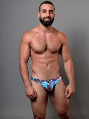 DOREANSE Sensual Mens Thong Deep Sea Cotton Blend 1341 6 - SexyMenUnderwear.com