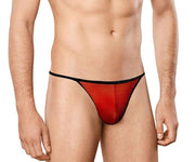 Doreanse String For Men Air Thong Transparent red 1306 19 - SexyMenUnderwear.com
