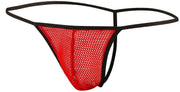 Doreanse String For Men Air Thong Transparent red 1306 19 - SexyMenUnderwear.com
