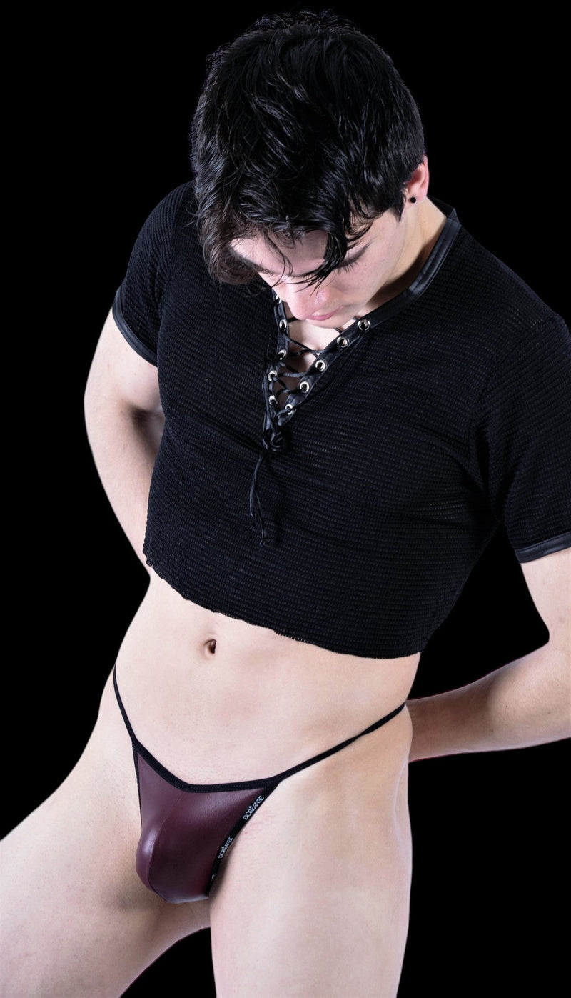 DOREANSE String Underwear Men Thong Space Rose 1326 1A - SexyMenUnderwear.com