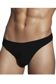Doreanse Thong Hang Loose Low-Rise Lean Cut Thongs Black 1280 - SexyMenUnderwear.com