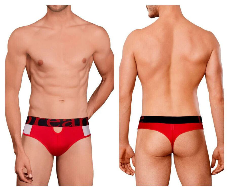 Doreanse Window Thong Soft & Sleeky Low-Rise Thongs Red 1224 18 - SexyMenUnderwear.com