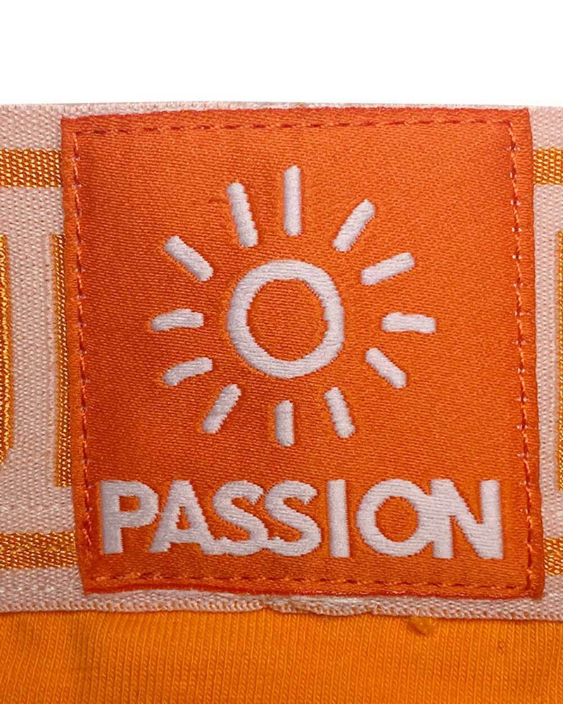 Duo Pack Private Structure Mini Brief Dream & Passion Aqua Blue + Orange 4385 - SexyMenUnderwear.com