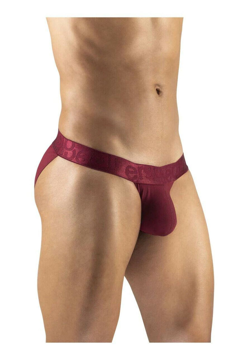 ErgoWear Bikini Brief MAX XV Quick Dry Low-Rise Briefs Burgundy 1170 31 - SexyMenUnderwear.com