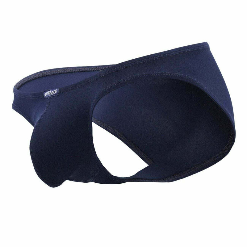 ErgoWear Bikini Brief X4D Ergonomic Silky Soft Microfiber Fabric Navy 0899 17 - SexyMenUnderwear.com