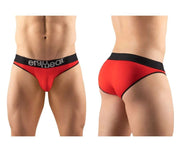 ErgoWear Bikini Briefs HIP Body-Defining Seamed Pouch Red 1189 - SexyMenUnderwear.com