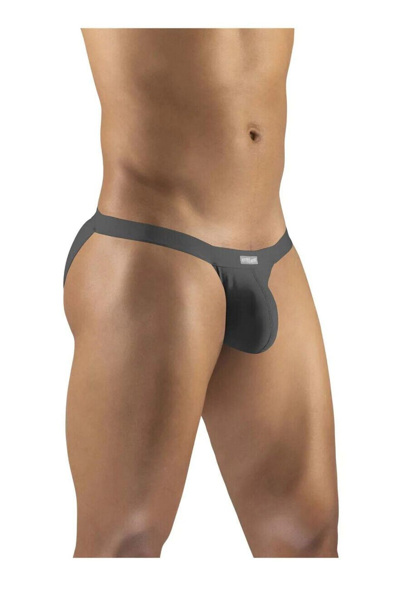 ERGOWEAR Bikini Briefs SLK Shaped-Pouch Quick Dry Brief Dark Gray 1136 24 - SexyMenUnderwear.com