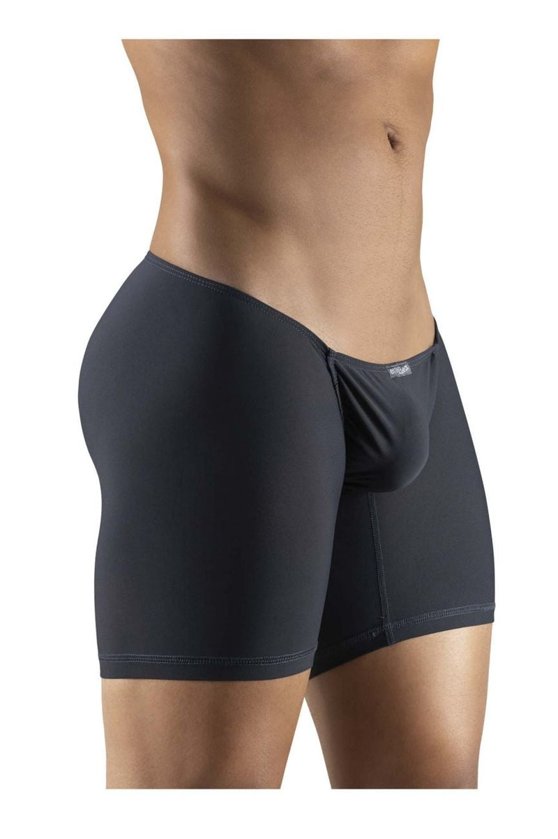 ErgoWear Boxer Briefs FEEL GR8 Quick-Dry Soft Long Boxer Dark Gray 1134 45 - SexyMenUnderwear.com