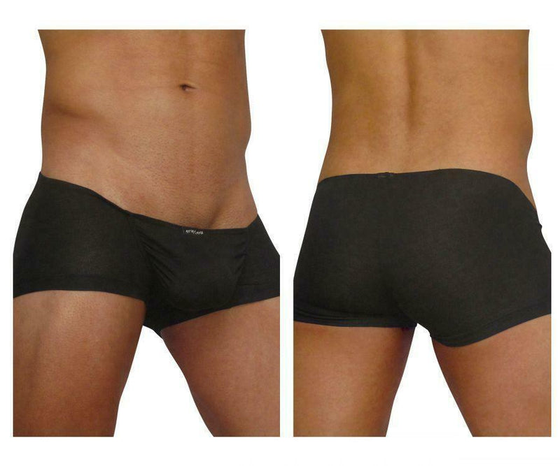 Ergowear Boxer Feel Modal Mini Boxers Brief Moisture Wicking Black 0705 4 - SexyMenUnderwear.com