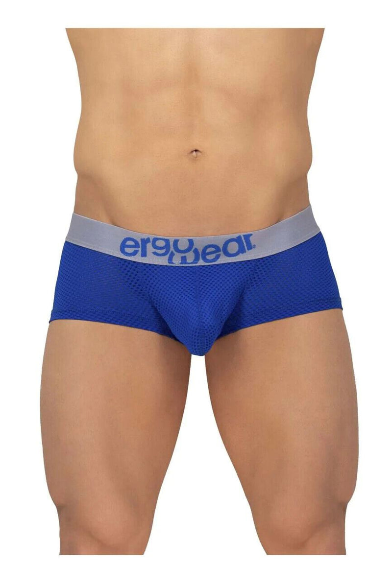 ErgoWear Boxer MAX Mesh Stretchy Sports Trunks Cobalt Blue 1213 57 - SexyMenUnderwear.com