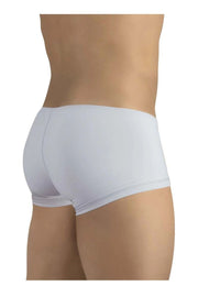 ErgoWear Boxer Mini Feel GR8 Seamed Pouch Stretchy Silver Trunks 1255 - SexyMenUnderwear.com
