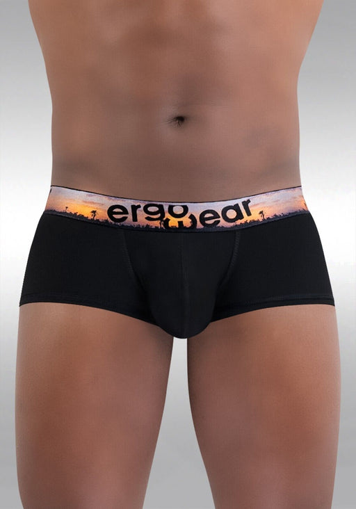 ErgoWear Boxer Trunk MAX SE Large 3-Dimensional Pouch In Sunset Black 1458 3 - SexyMenUnderwear.com