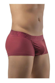 ErgoWear Boxer Trunks FEEL XV Body-Defining Full-Coverage Trunk Burgundy 1197 30 - SexyMenUnderwear.com