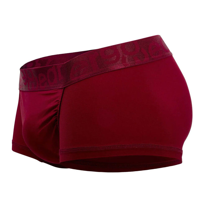 ErgoWear Boxer Trunks FEEL XV Body-Defining Full-Coverage Trunk Burgundy 1197 30 - SexyMenUnderwear.com