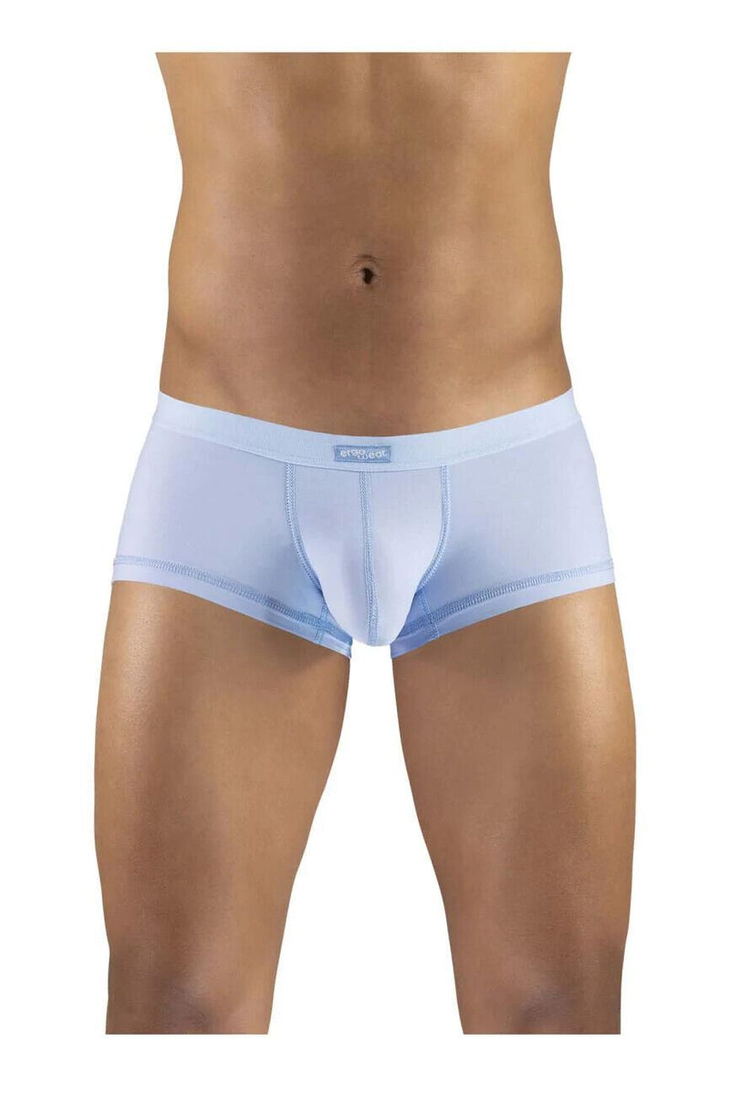 ERGOWEAR Boxer Trunks SLK Body-Defining Seamed Pouch Boxer Sky Blue 1145 24 - SexyMenUnderwear.com