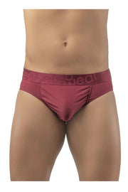 ErgoWear Brief FEEL XV Briefs Quick Dry Resilient Fabric Burgundy 1196 52 - SexyMenUnderwear.com