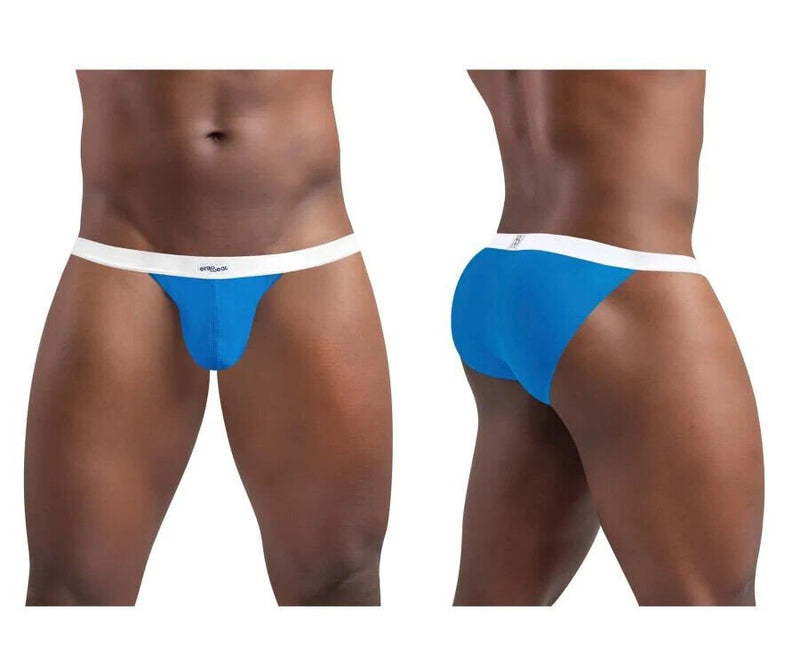 ErgoWear Briefs Bikini-Cut SLK Ergonomically-Shaped Pouch Calypso Blue 1372 11 - SexyMenUnderwear.com