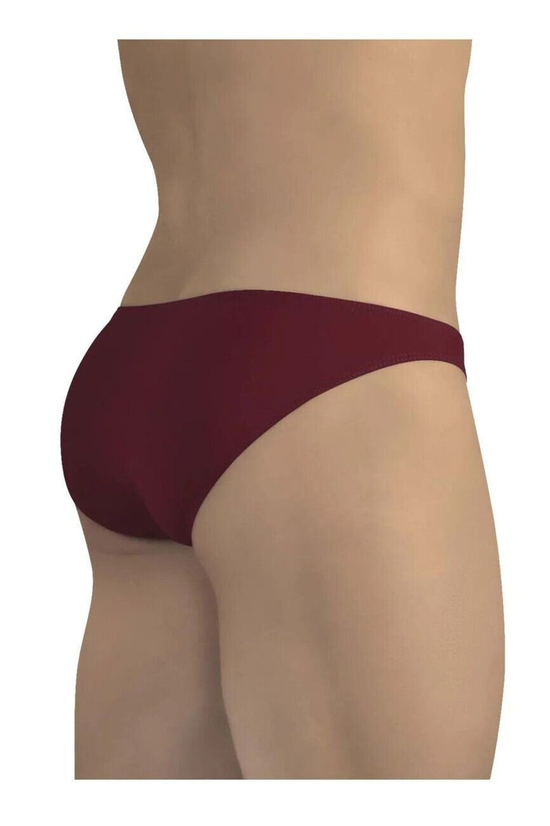 ErgoWear Briefs Feel GR8 Low-Rise Bikini Brief Burgundy Red 1250 29 - SexyMenUnderwear.com
