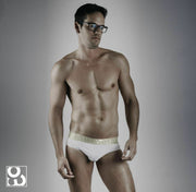 ErgoWear Classic Brief Feel XV Adaptable Pouch White 0632 18 - SexyMenUnderwear.com