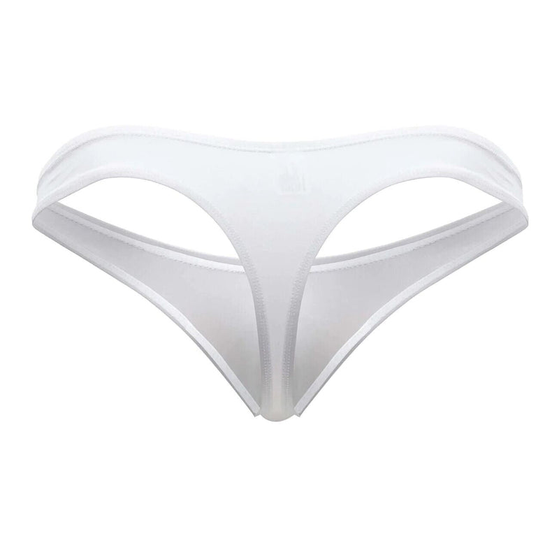 ErgoWear Classic Thong X4D Lightweight Fabric in Optic White 1165 - SexyMenUnderwear.com