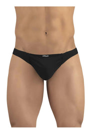 ErgoWear Feel GR8 Super Lightweight Thongs Black 1245 8 - SexyMenUnderwear.com