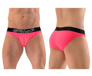 ErgoWear Hip Bikini Brief Super Soft Low-Rise Briefs Coral 1363 - SexyMenUnderwear.com
