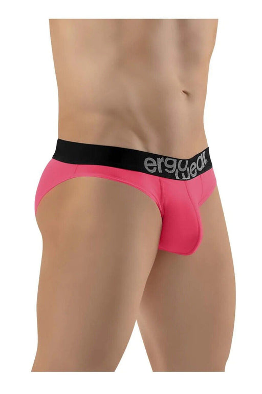 ErgoWear Hip Bikini Brief Super Soft Low-Rise Briefs Coral 1363 - SexyMenUnderwear.com