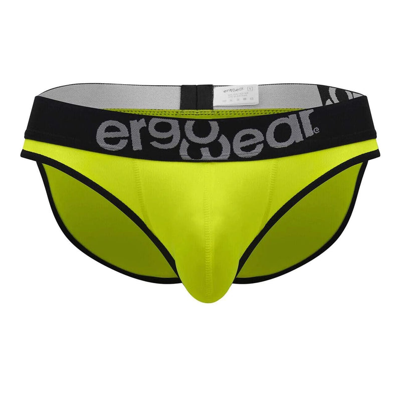 ErgoWear Hip Bikini Style Brief Super Sleek Microfiber Quick Dry Lemon 1186 13 - SexyMenUnderwear.com
