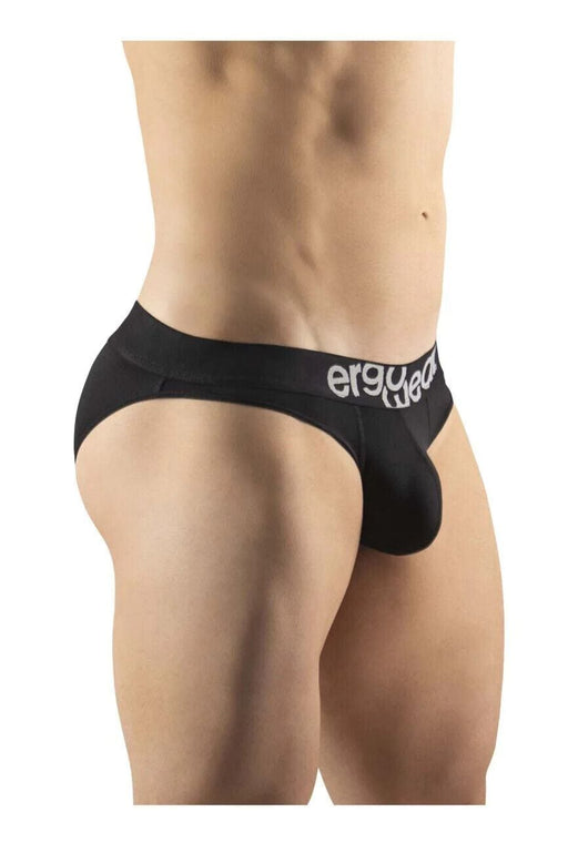 ErgoWear Hip Brief Bikini Super Sleek Quick Dry Black Briefs 1183 13 - SexyMenUnderwear.com