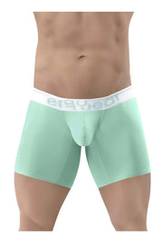 ErgoWear Long Boxer Briefs MAX SE Midcut Boxer Mint Green 1314 - SexyMenUnderwear.com