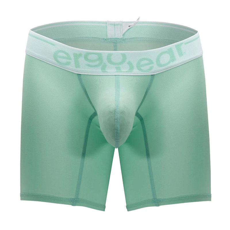 ErgoWear Long Boxer Briefs MAX SE Midcut Boxer Mint Green 1314 - SexyMenUnderwear.com