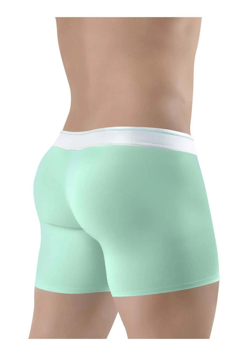 ErgoWear Long Boxer Briefs MAX SE Midcut Boxer Mint Green 1314 - SexyMenUnderwear.com