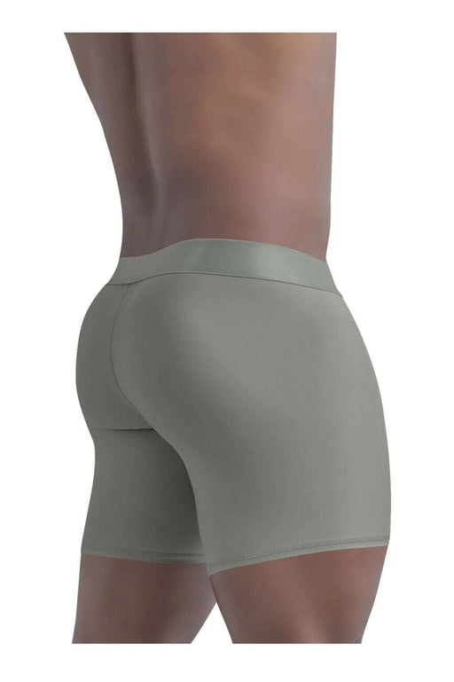 ErgoWear Long Boxer MAX XX Super Stretch Mid-Cut in Dusty Green 1333 81 - SexyMenUnderwear.com