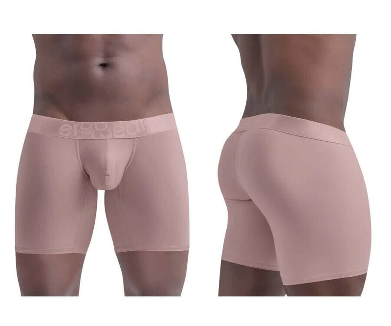 ErgoWear Long Boxer MAX XX Super Stretch Mid-Cut in Dusty Pink 1329 81 - SexyMenUnderwear.com