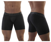 ErgoWear Mid Cut Boxer MAX XV Body-Defining Trunks SOHO Black 1356 - SexyMenUnderwear.com