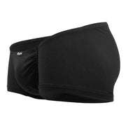 ErgoWear Mini Boxer Feel GR8 Seamed Pouch Black Stretchy Trunks 1247 58 - SexyMenUnderwear.com